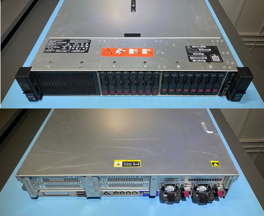 HPE ProLiant DL380 Gen10 8-Bay | 2x Gold 6138 | 40 Cores | 128GB RAM 2x 1 2tb Sas Hdd