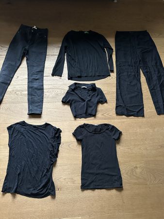 Black Basics – 6 Teile | XS–M | Zeitlose Basics 