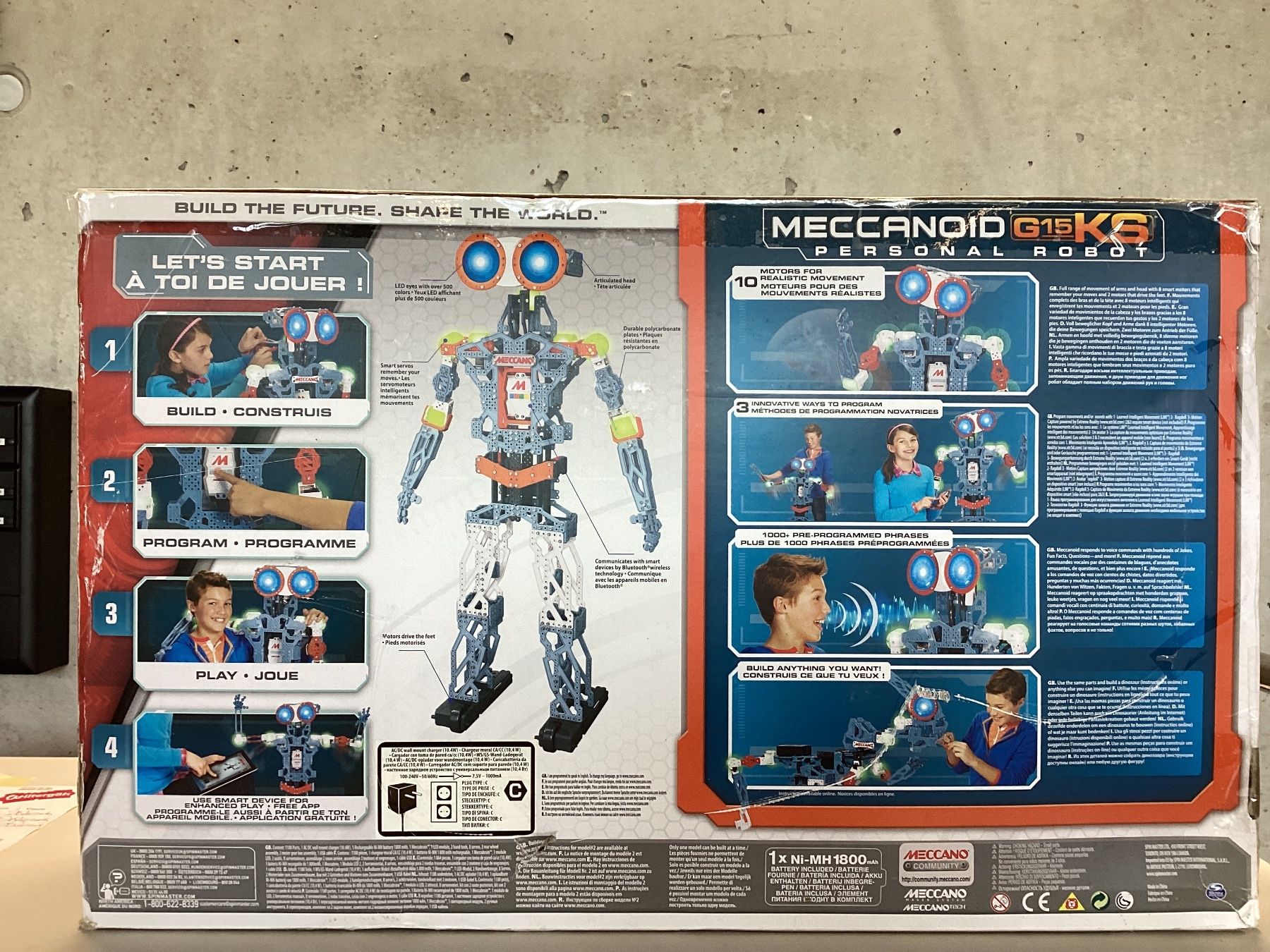 Meccano Spielzeuge: Meccano Meccanoid G15KS Tech Maker System Set–Wiitergäh – Gebraucht aus Zug von GGZatWork 2