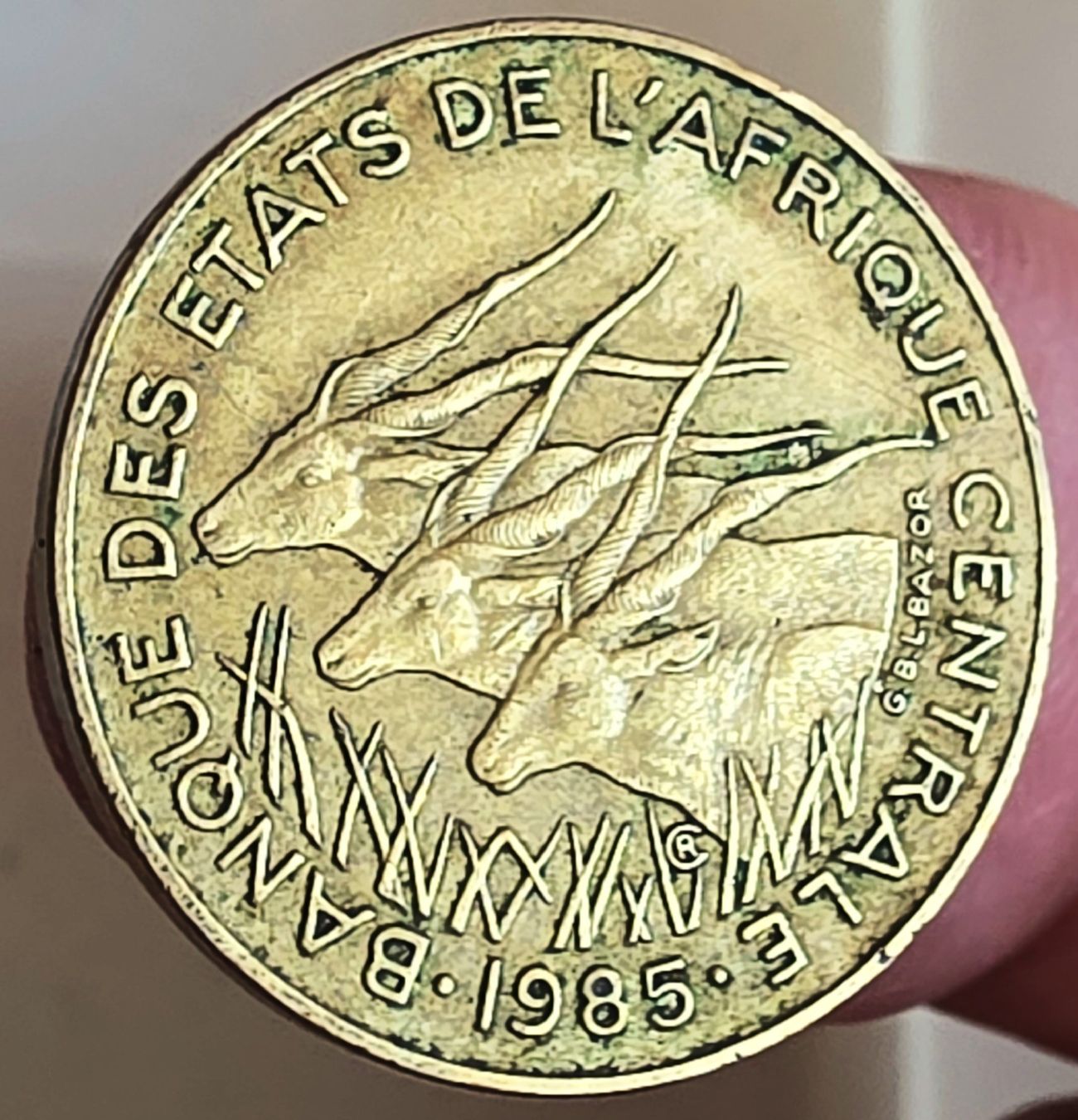 Tutti le monete: CENTRAL AFRICA 5 FRANCS 1985 – Usato da Winterthur venduto da Creso70