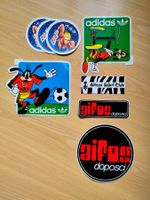 Lot d'autocollants vintage rares - Adidas, Disney, ABM, etc.