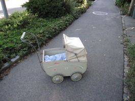 Kinderwagen Helvetia Metall Holz