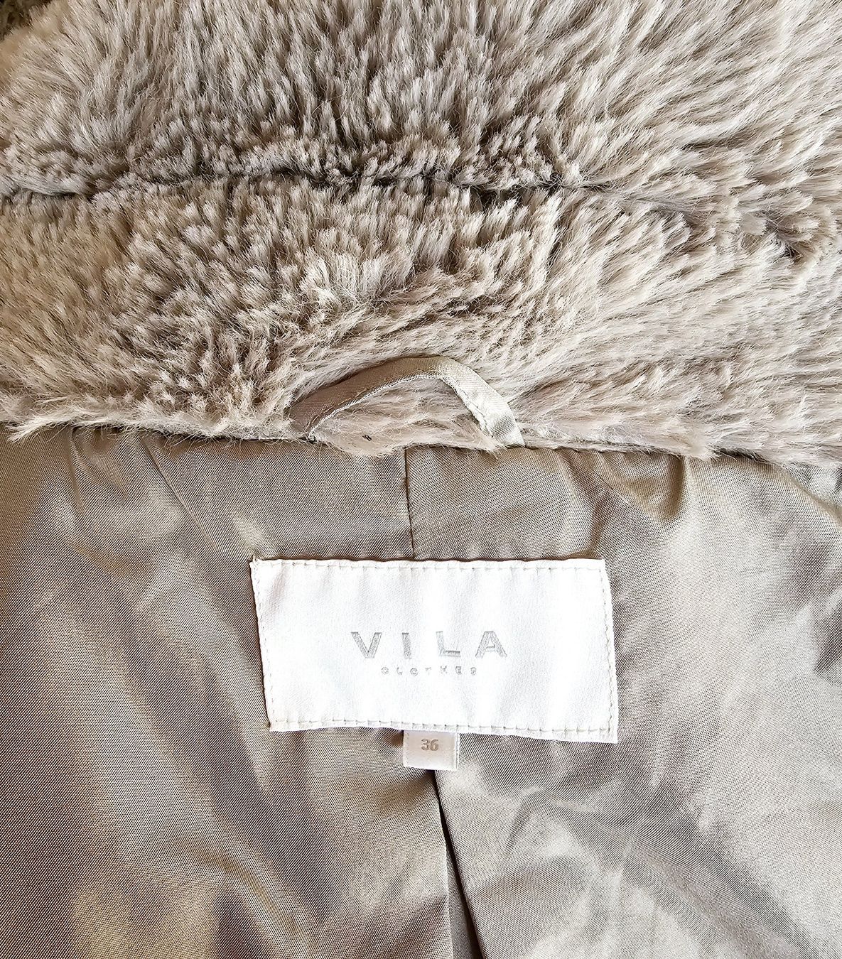 Vila Jacken: Jacke / Kurzmänteli Gr. 36 flauschig VILA – Gebraucht aus Füllinsdorf von Sunnebliemli7 3
