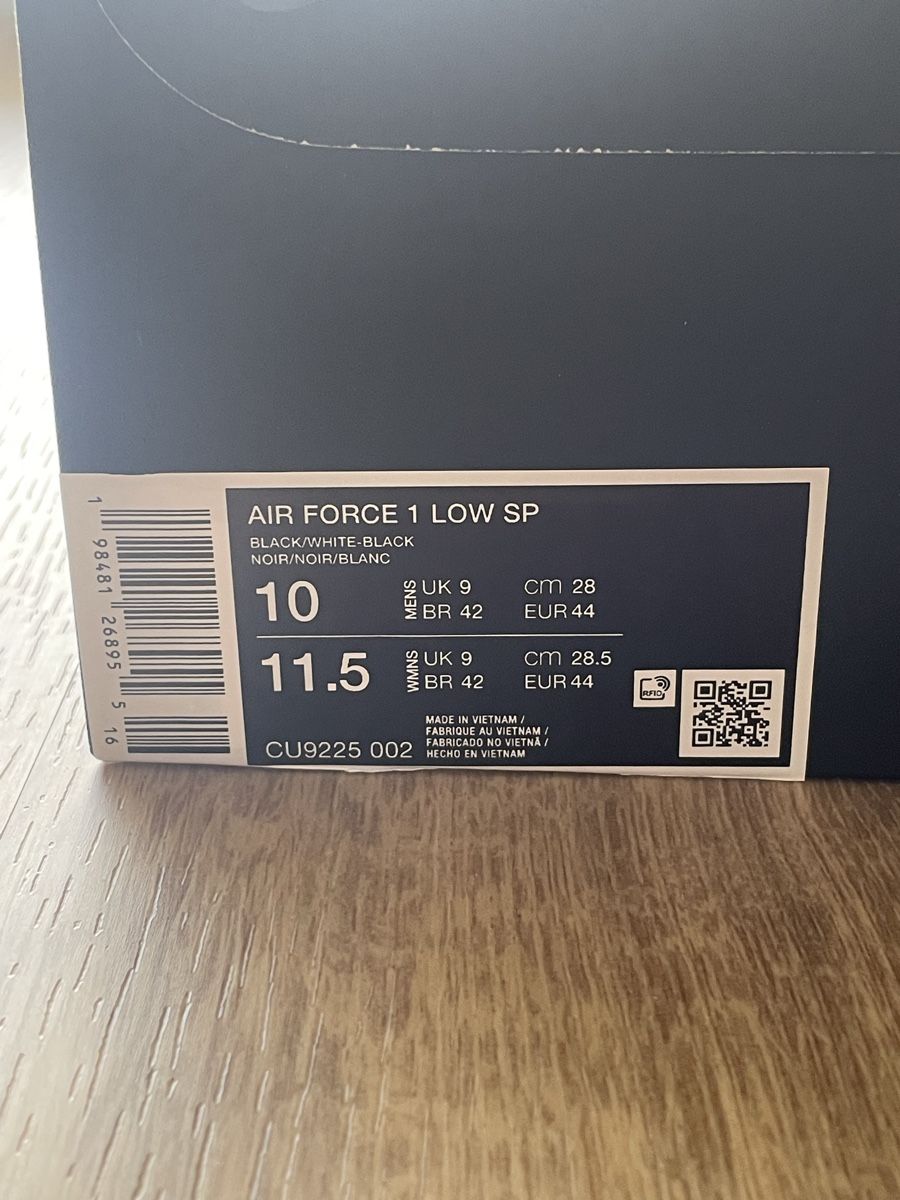 Scarpe da uomo: Supreme Nike Air Force 1 Low Black – Nuovo e nell'imballaggio originale da Niederuzwil venduto da Ferdi_Fuchs 4