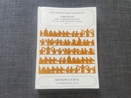 FELIX MENDELSSOHN BARTHOLDY: LOBGESANG *PARTITUR* BREITKOPF