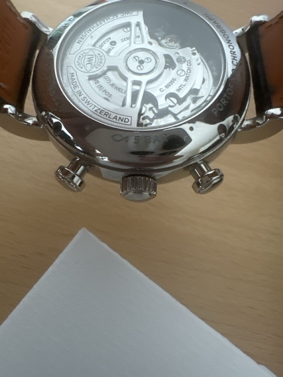 IWC Orologi: IWC Portofino Chronograph 39 with extra strap - full set – Usato da Dättwil AG venduto da hkf_sns2 4