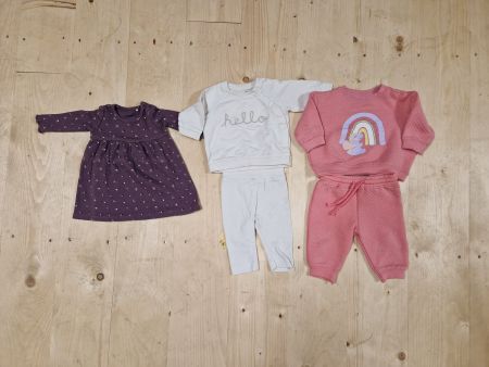 2 Set, 1 Kleid in Grösse 62/68