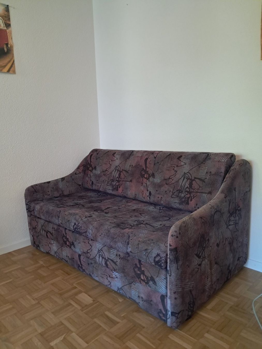 Sofas: Gemustertes Sofa (ausziehbar) – D'occasion à Uster par michael_13