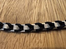 Armband schwarz/gold