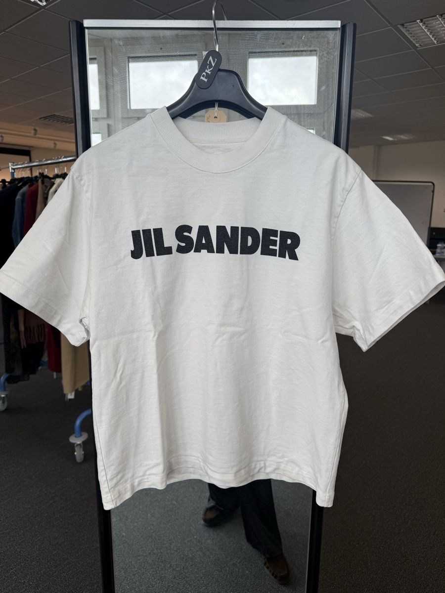Jil Sander T-shirt: Jil Sander T-Shirt weiss – Usato da Rudolfstetten venduto da sophaziz
