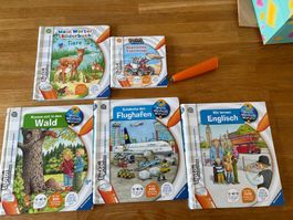Ravensburger Tiptoi Set mit Stift und 5 Büchern gebraucht