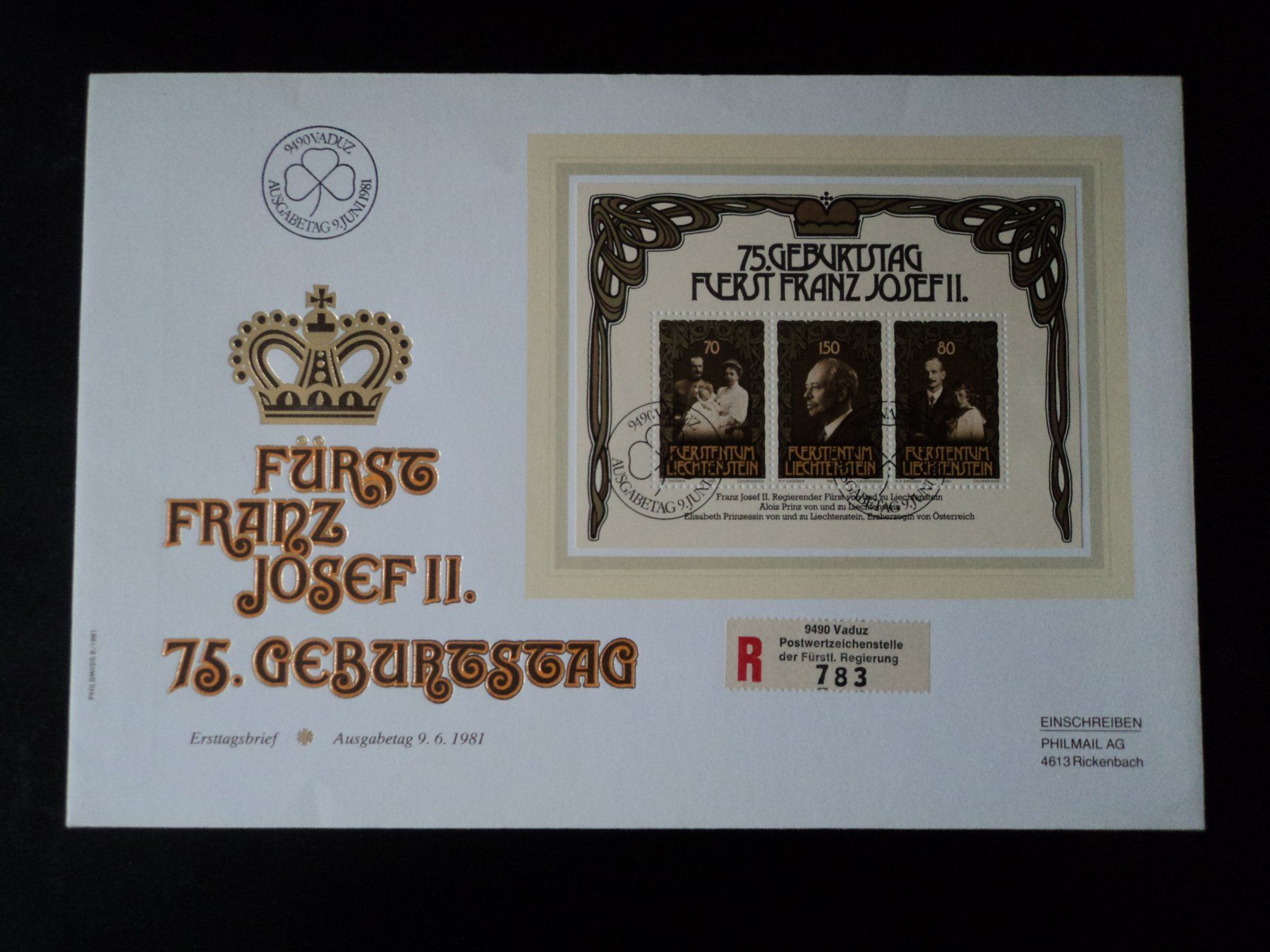 Alle Briefmarken: Grossbrief FDC Block 1981 – Gebraucht aus Pfäffikon ZH von laeufer75