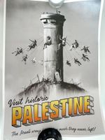 BANKSY Palestine Poster Walled Off Hotel + COA