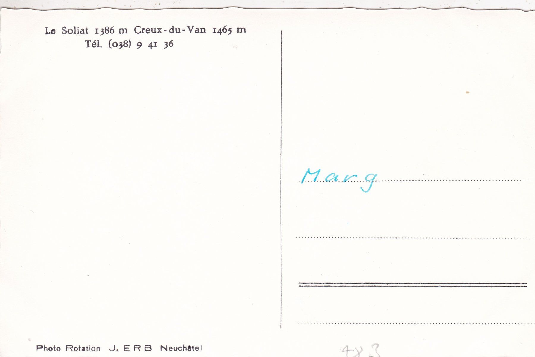 Cartoline postali: Creux-du-Van Vur sur le Val de Travers – Usato da Herisau venduto da Lisegrat2008 1