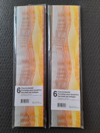 NEU:12 Flaschenbeutel f. Wein / Flaschen Beutel / Verpackung