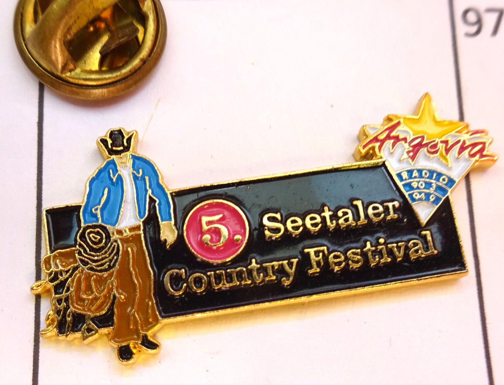Placchette & Badge: Pin Seetaler Countriy Festival   5 – Usato da Utzenstorf venduto da BUtter81