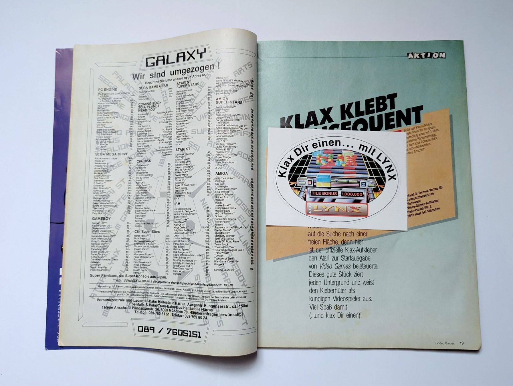 Giochi: Video Games 1991 1 Erste Ausgabe – Usato da Bern venduto da Mrkenny 2