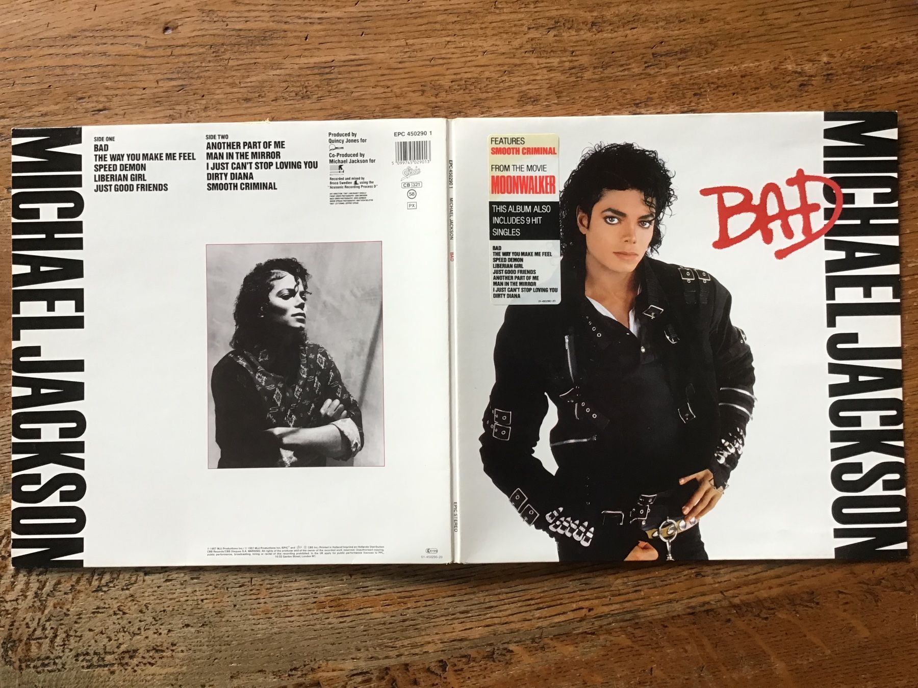 Dischi in vinile: LP Michael Jackson sticker – Usato da Fully venduto da Ruby97 2