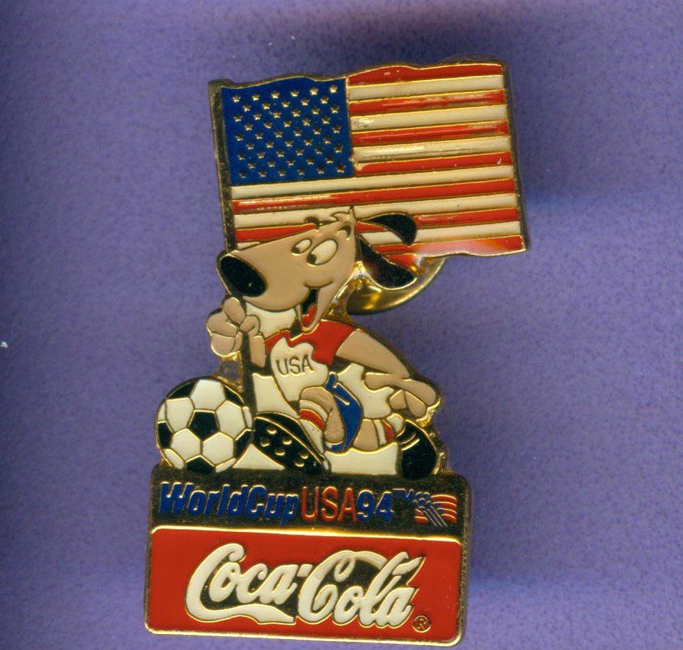 Coca-Cola Placchette & Badge: Coca Cola   World Cup  USA '94 – Usato da Winterthur venduto da Sammleroase