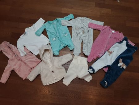 Winter Set: Baby Kleider Gr. 56/62 - Top Zustand!