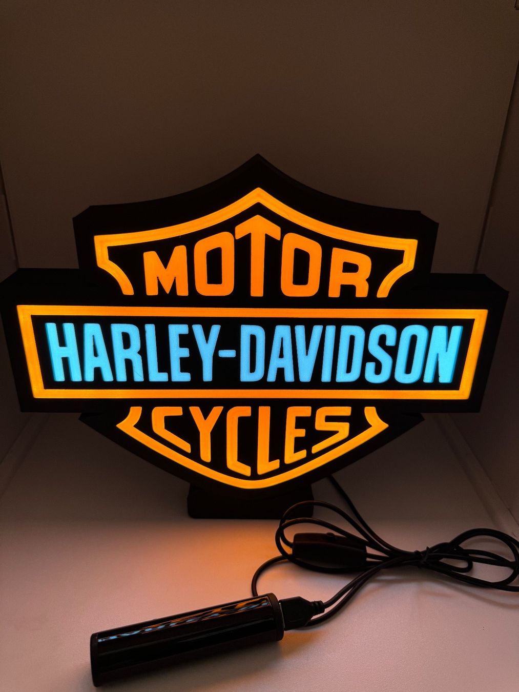 Lampade: Lightbox lumière led Harley Davidson – Nuovo (secondo la descrizione) da Vicques venduto da PAMB3D
