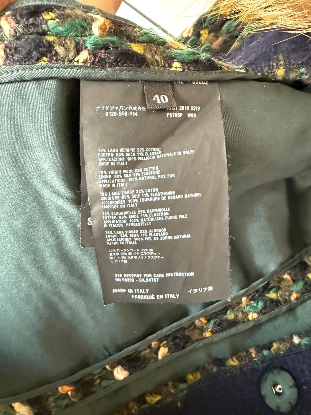 Prada Giacche: Prada Jacke mit Echtpelz - 40 – Usato da Zürich venduto da dan_el7 4