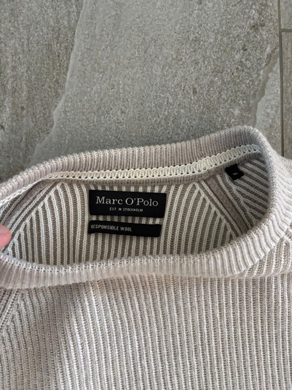 Polo Ralph Lauren Maglioni & Felpe: Marc O’Polo Strickpullover Responsible Wool Beige XL – Usato da Männedorf venduto da jad_l7jg 2