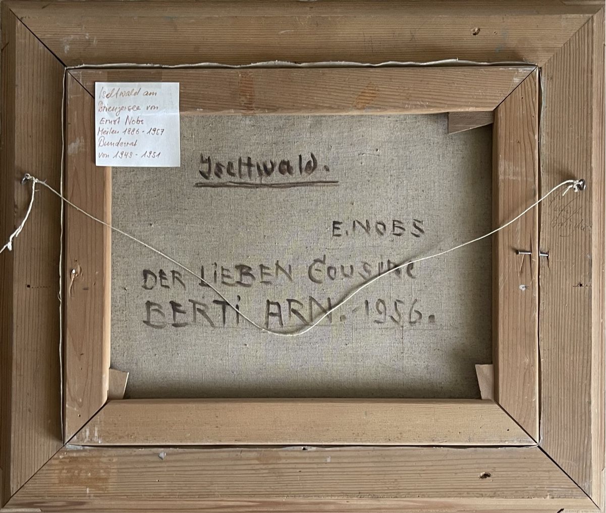 Dipinti: Ernst Nobs (1886-1957) – Usato da Grosshöchstetten venduto da Perle1951 3