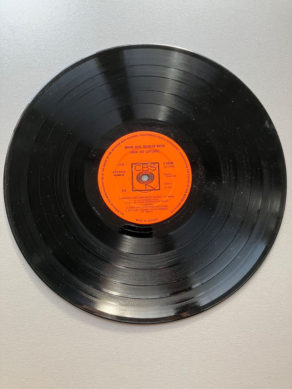 Schallplatten: SIMON & GARFUNKEL - Bridge Over Troubled Water Schallplatte – Gebraucht aus Glattfelden von Danshari 6