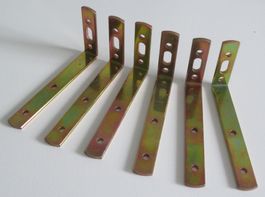 5x Gardinenwinkel Winkel Konsolenträger 60x120x17mm
