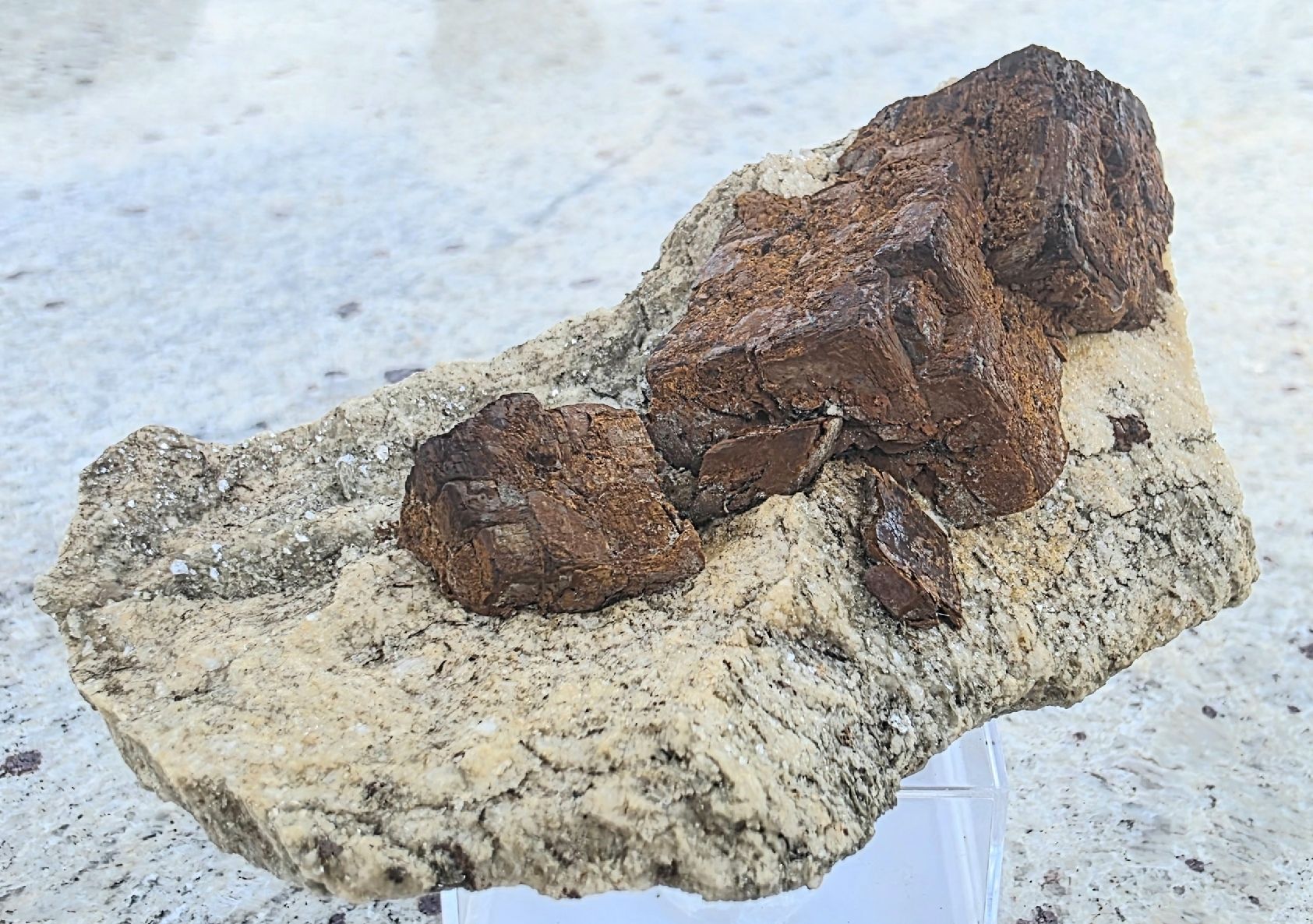 Mineralien & Heilsteine: Mineral: Siderit mit Rutil – Gebraucht aus Glis von nbu_65ys 4