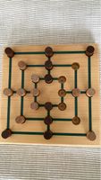 Mühlespiel Holz Strategiespiel Brettspiel