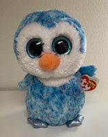 Ty Beanie Boos ICE CUBE Blue Penguin Glitter Eyes (Etikette)