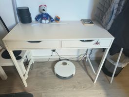 Weisser Schreibtisch mit Schubladen, Top Zustand! 48