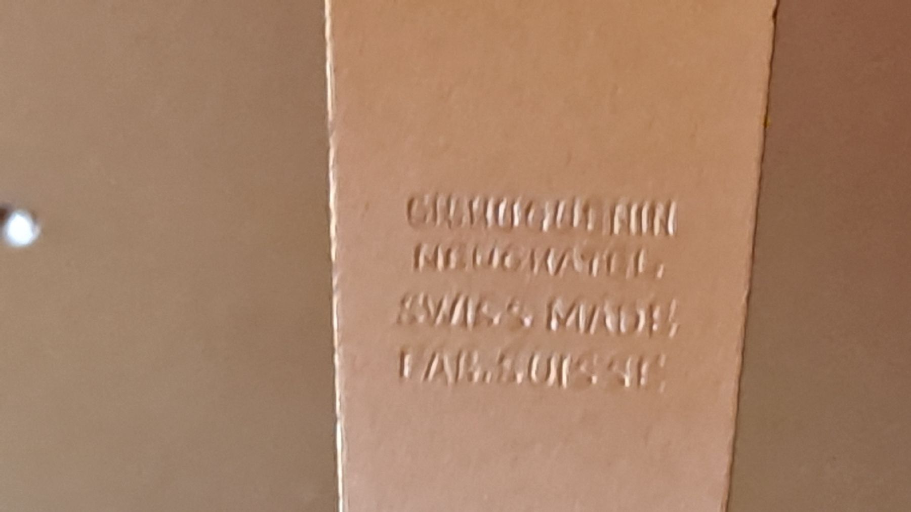 Insegne: SCHÖNES BERNINA SCHILD MESSING – Usato da schönholzerswilen venduto da Vistapoint 2
