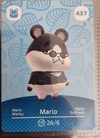 Carte Amiibo Animal Crossing, habitant n°437 Marlou