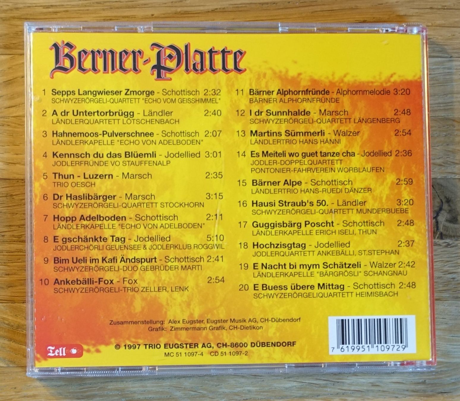 CD: Berner-Platte - D22 – Usato da Sessa venduto da discoverymedia 1