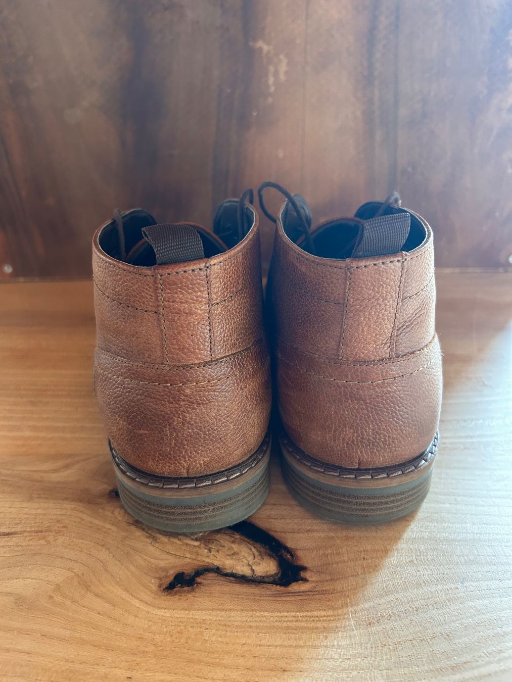 Next Herrenschuhe: Next Lederstiefelette Braun Grösse 44 – Gebraucht aus Egolzwil von mergoadr 1