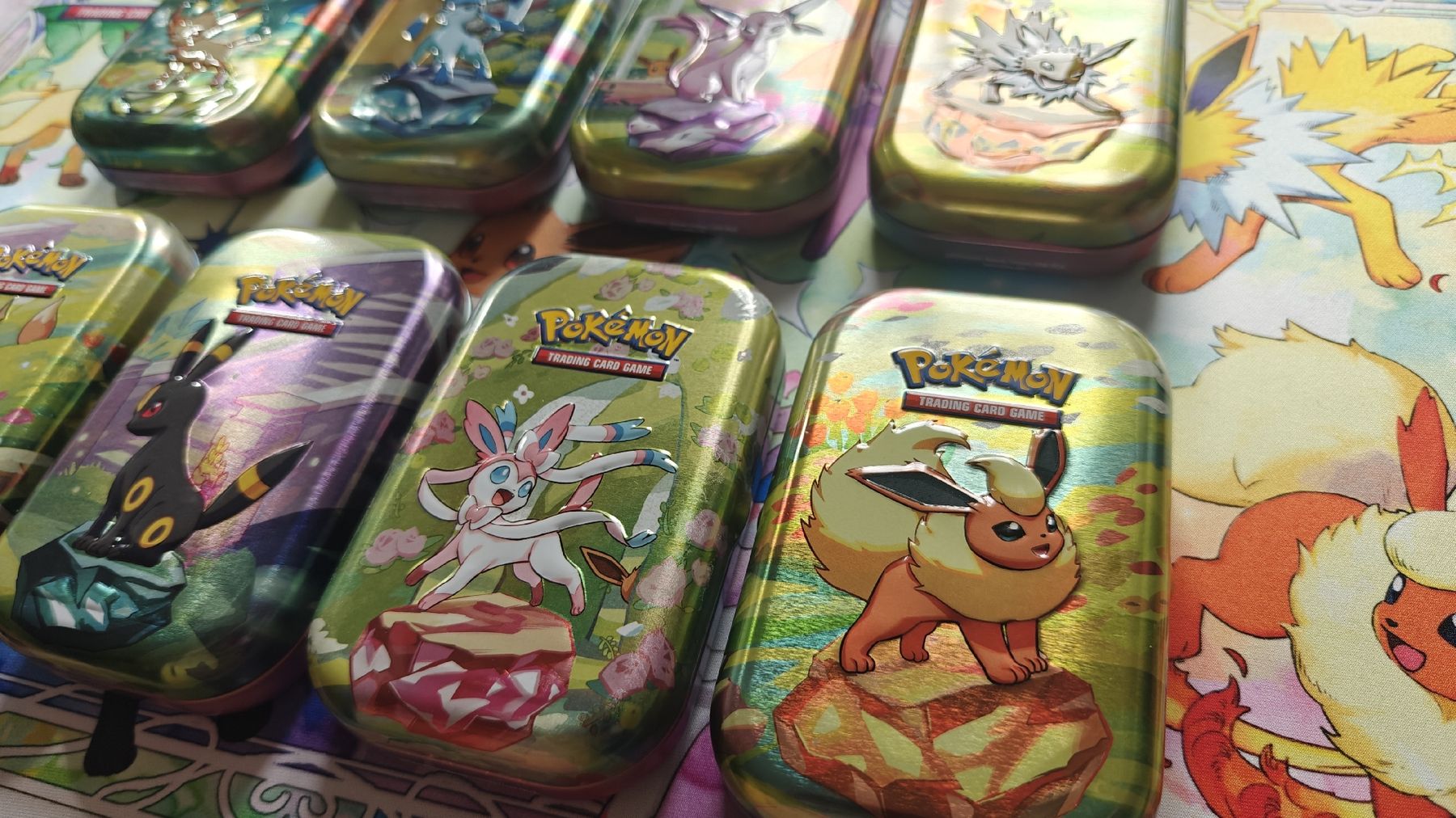 Pokémon Carte collezionabili: Prismatic Evolutions Mini Tins Art Set - Leer/Empty – Nuovo (secondo la descrizione) da Zürich venduto da cherizet 1