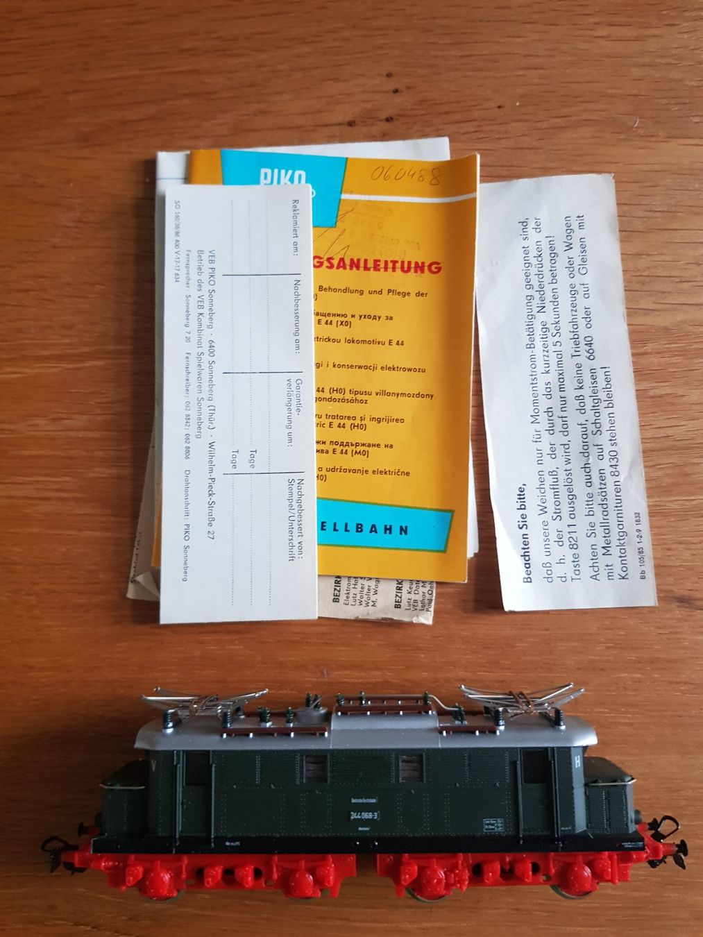 Modellini di ferrovie: Piko E-Lok 244 H0 – Nuovo (secondo la descrizione) da Thalwil venduto da SebastianH01 2