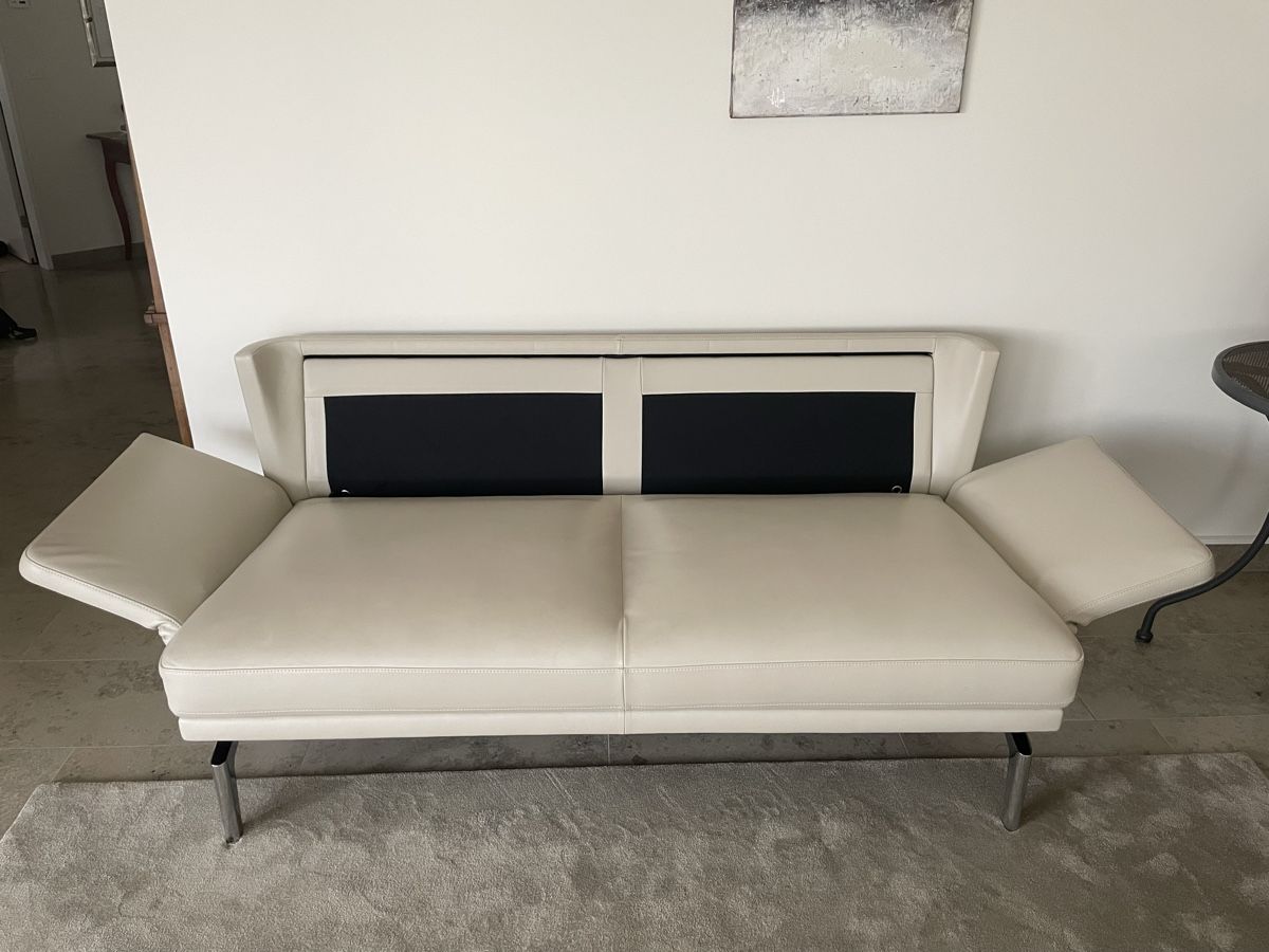Sofas: Intertime Sofa Leder creme 2-Sitzer Sofa – Gebraucht aus Cham von elvirabe 2