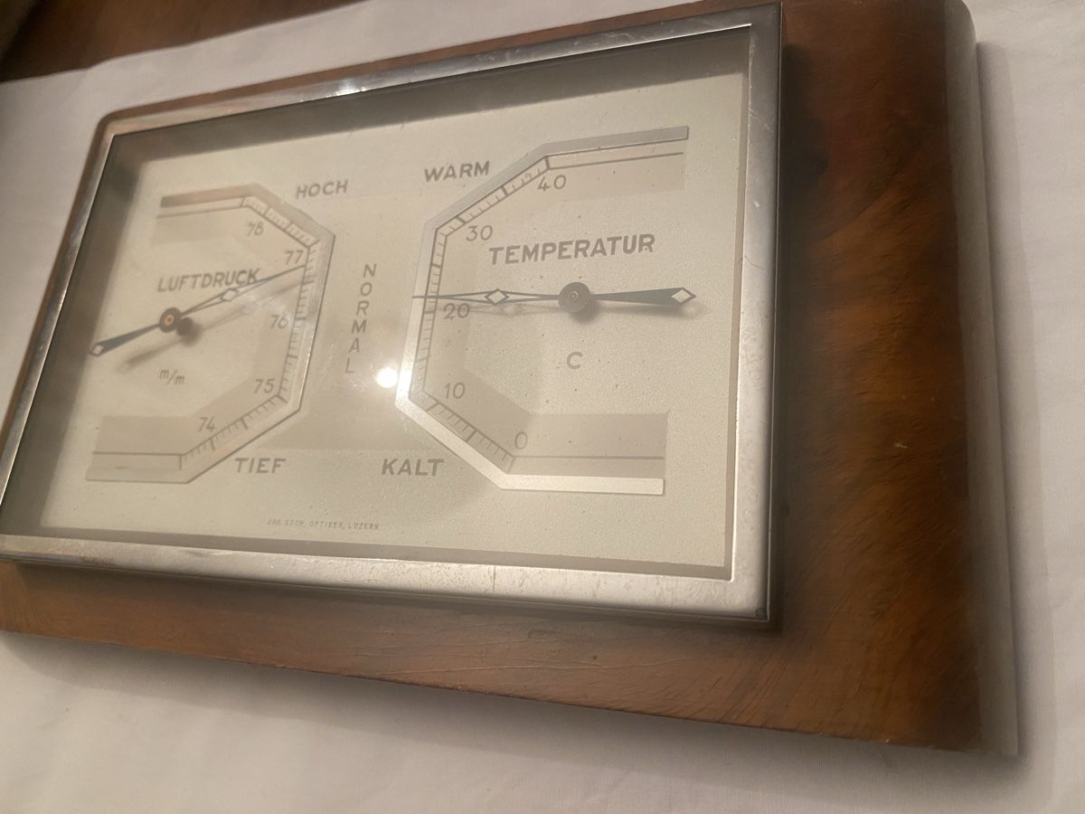Altro per la casa: Antike Thermometer/Barometer 1930-40 Rarität – Usato da Baden venduto da swiss-alps 7