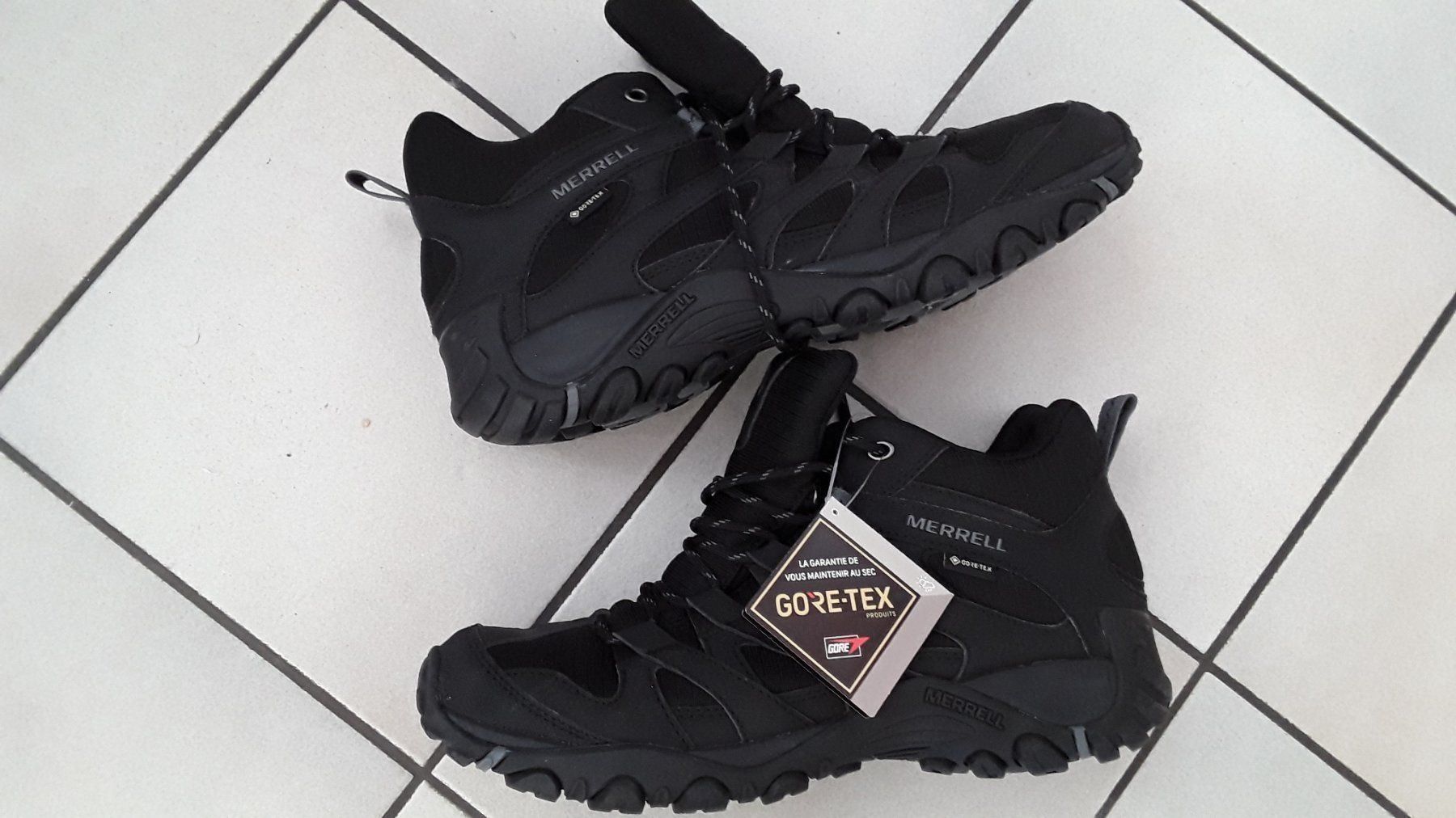 Merrell Scarpe da uomo: Neu merrell wanderschuhe gr 46, goretex – Nuovo e nell'imballaggio originale da Dagmersellen venduto da L.Ga. 1