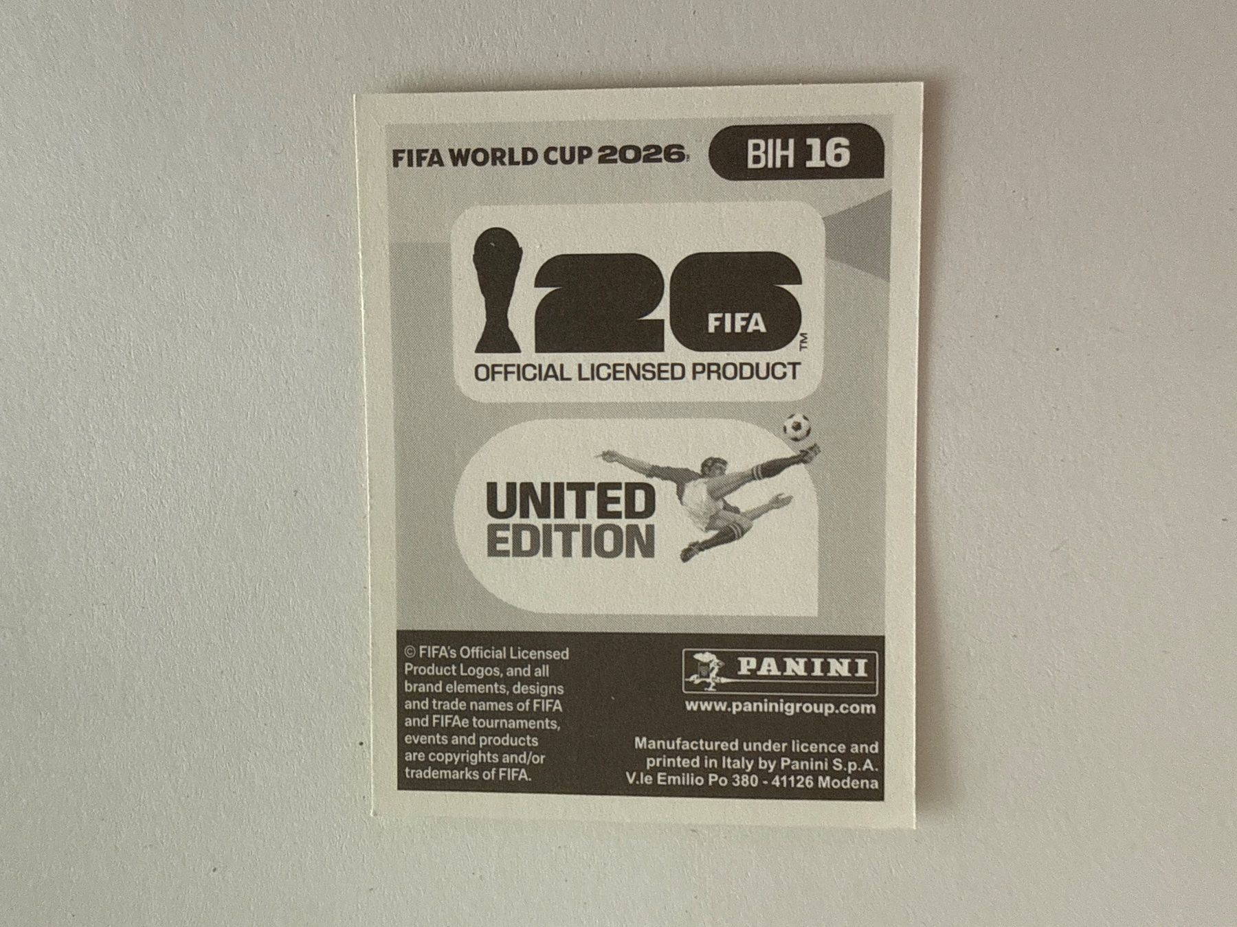 Panini Carte collezionabili: Memic BIH16 - Panini CH Edition WM 2026 – Nuovo (secondo la descrizione) da Grenchen venduto da nicus_aveiro 1