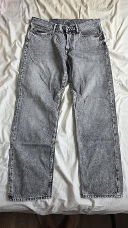 H&M Jeans Relaxed M/L Herren grau guter Zustand
