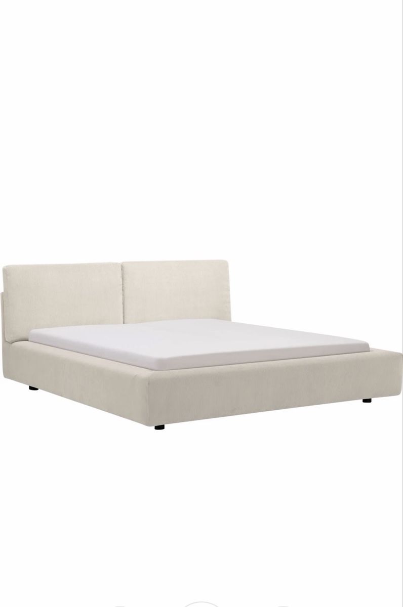 Lits: Bettgestell beige Stoff cord 180x200 cm – D'occasion à Hindelbank par geometrix