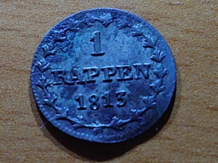 Tutti le monete: Solothurn: 1 Rappen 1813 **** – Usato da Pfungen venduto da Aguti77 1