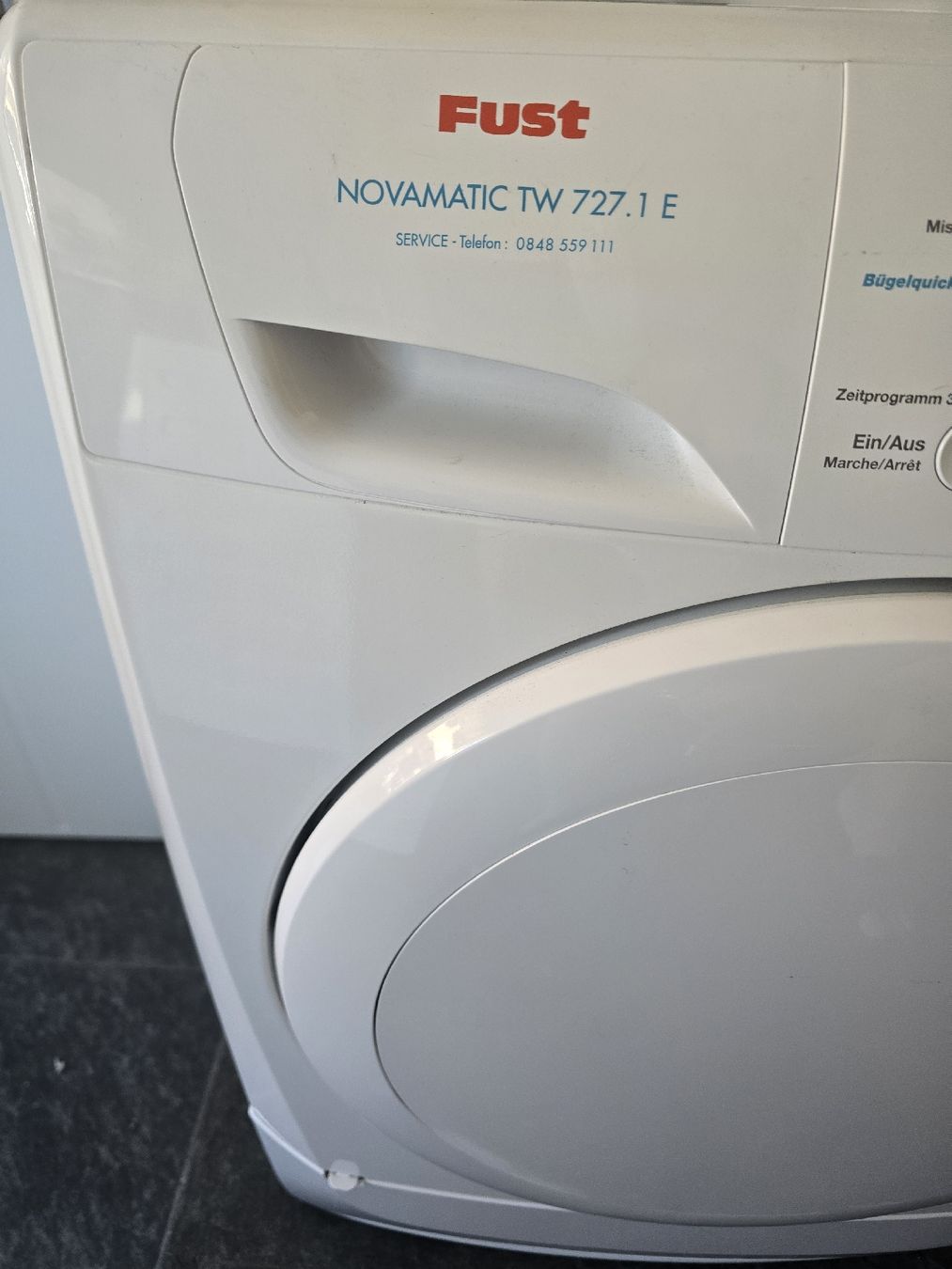 Novamatic Wäschetrockner: Trokner NOVAMATIC TW727.1E – Gebraucht aus Oberburg von B-2 2