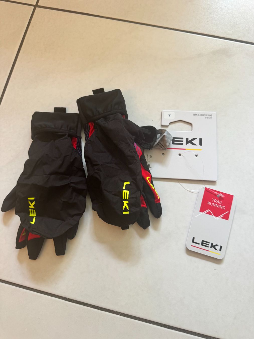 Leki Handschuhe & Handstulpen: NEU: LEKI Trail Running Handschuhe - Unisex Gr. 7 – Gebraucht aus Maienfeld von Fashion_2009 2