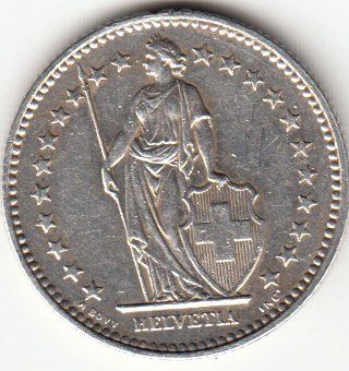 Alle Münzen: 2 Franken 1916 -vz – Gebraucht aus Gossau SG von Gallus00 1